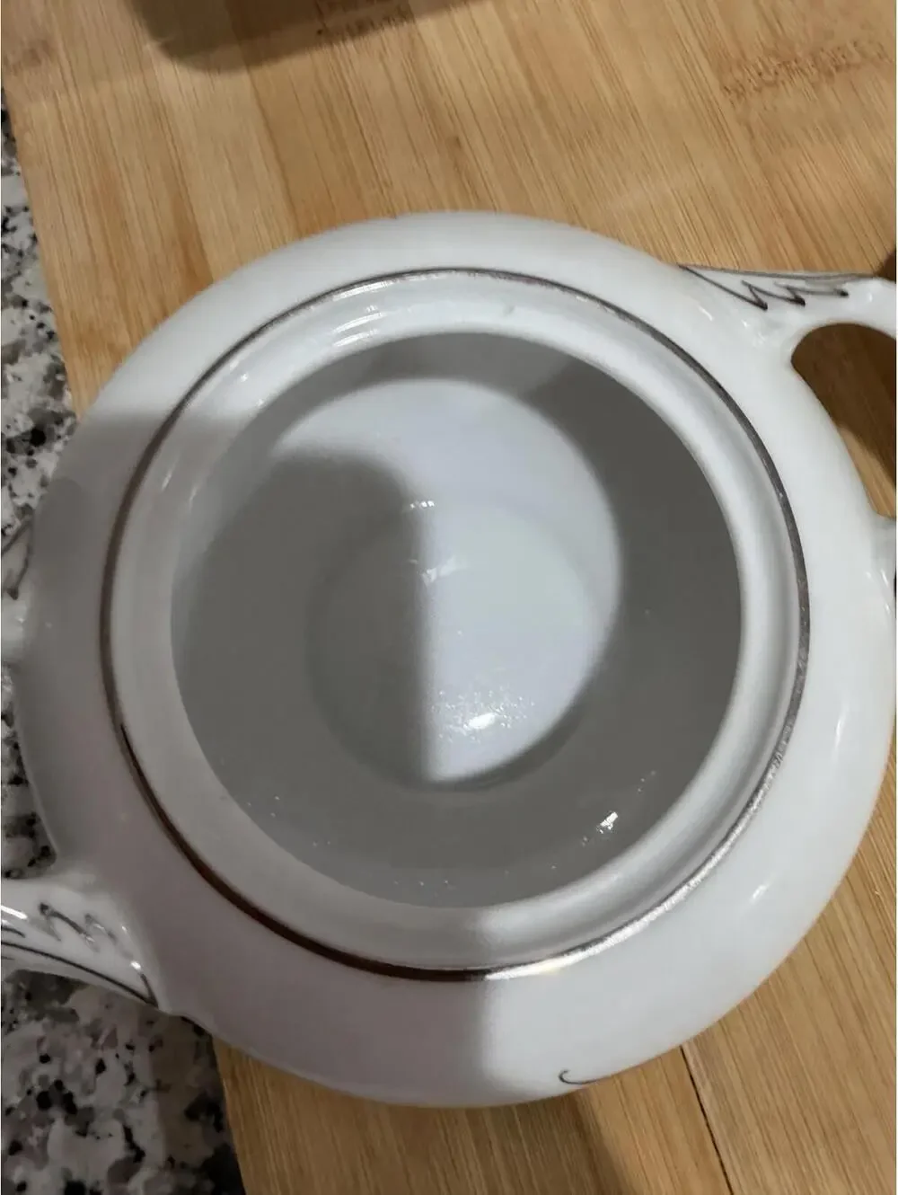 VTG Fukagawa Arita 931 Made in Japan Creamer & Sugar Bowl w/Lid Platinum Wheat *